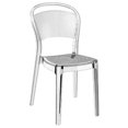 thumbnail image 1 of Siesta ISP021-TCL Chaise de Salle à Manger en Polycarbonate Transparent - Lot de 2 - Lot de 2, 1 of 9