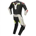 thumbnail image 2 of Alpinestars Missile Ignition Mens 1-pc Leather Suit Black/White/Yellow 58 EUR, 2 of 2