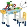 thumbnail image 1 of Mesa bloques Costway 6 en 1 set actividad 3 alturas regulables para niños +3 años, 1 of 3
