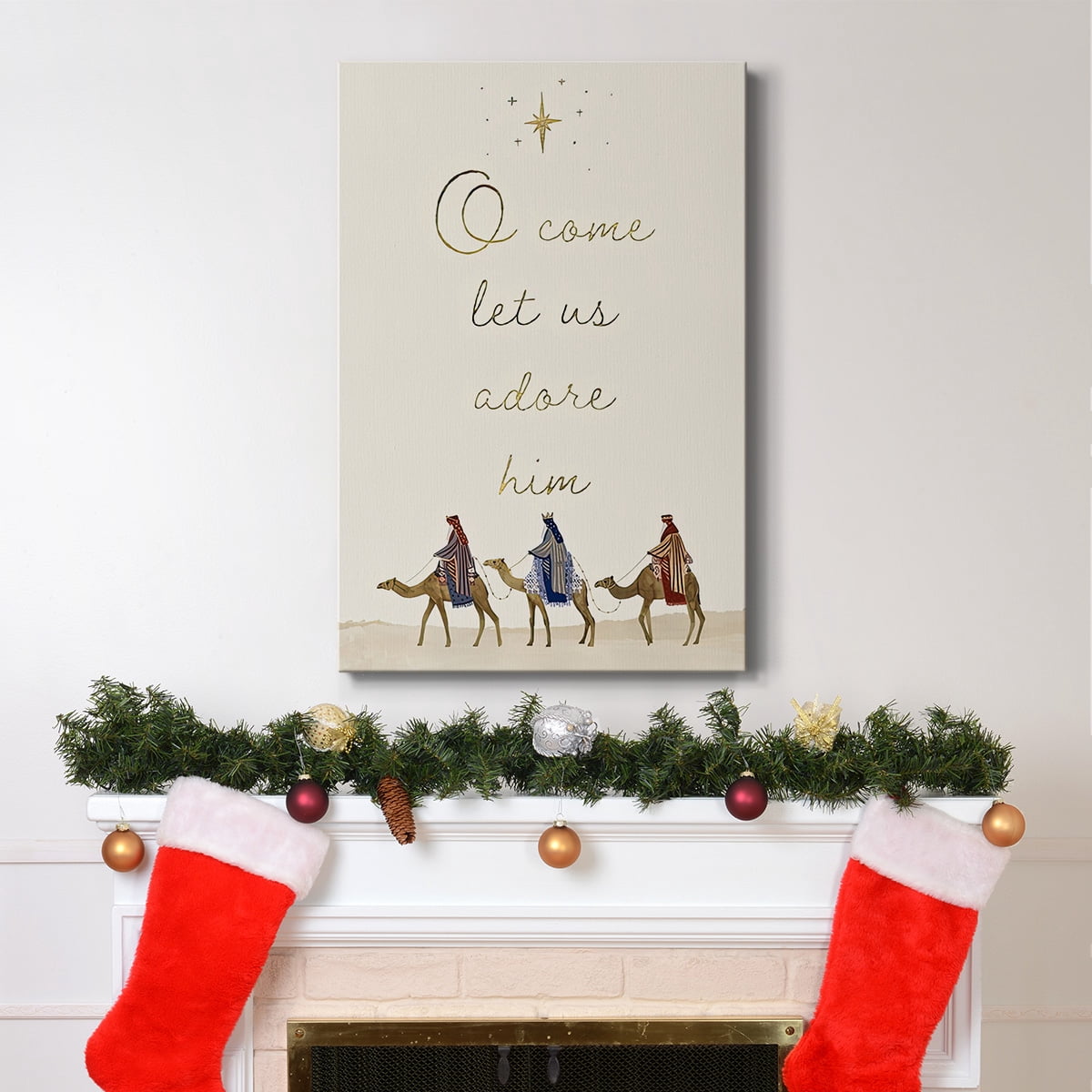 Away in a Manger Collection B- Gallery Wrapped Canvas