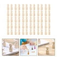 SEXAGESIMO 60pcs Unfinished Wooden Peg Dolls for DIY Crafts