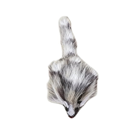 Cat Toys for Indoor Cats Mouse Plush Interactive Mice with Realistic Faux Fur,Colorful Fuzzy Mouse Toy for Kittens,Boredom Relief Self-Play Pet Supplies - Gray