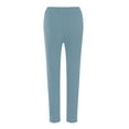 thumbnail image 7 of felwors Women's Slim Fit, Straight Leg Stretch Twill Chino Pant Light Blue, XXL, 7 of 7