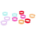 thumbnail image 2 of Milaget 10Pcs Solid Silicone Double Flared Plugs Ear Gauge Stretching Expander 18mm, 2 of 7