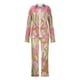 thumbnail image 4 of Traje de pantalón informal acampanado de manga larga con estampado de ondas de agua y solapa en V profundo para mujer Pompotops qwe24990, 4 of 9