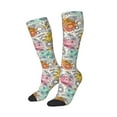 thumbnail image 2 of Balery Skull And Flowers Fun Novelty Socks Men'S Women'S Crew Socks Funny Crazy Novelty Socks Quirky And Cool Socks, 2 of 9