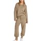 thumbnail image 1 of Puntoco Camisa De Color Suelta Ancha Arrugada Estilo Mujer Traje De Pantalones Largos Casuales De Moda Puntoco Puntoco-7458, 1 of 8