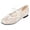 White, variant on Womens Lace Ballet Flat Lightweight Breathable Floral Embroidered Mesh Lace up Low Heel Dress Shoes Bride Wedding Comfortable Mary Jane Walking Loafers Closed Toe Sandals White Size 7