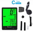 thumbnail image 3 of Backlit Bike Computer Waterproof Cycling Computer Cycle with Mounting Extension Rack - , 5x7.5cm Wireless, 3 of 10