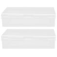thumbnail image 1 of 2pcs Portable Playing Card Case Clear Storage Box Cards Holder, 1 of 8