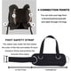 thumbnail image 2 of Correa de Tobillo para MáQuina de Cable, Bandas de Muslo para Hombres y Mujeres para Entrenamiento Entrenador de Caderas Prensa de Piernas Gimnasio de Fuerza Muscular, 2 of 10