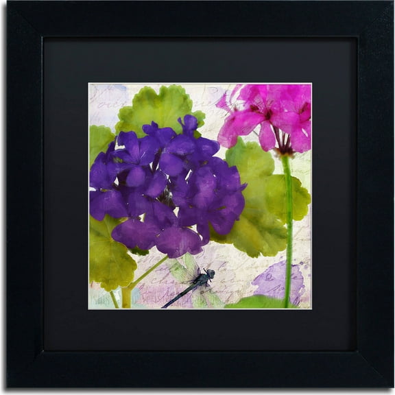 Trademark Fine Art "Gaia I" Canvas Art by Color Bakery, Black Matte, Black Frame