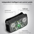 thumbnail image 2 of VOLKMI Outdoor Led Headlights Portable Usb Rechargeable Smart Sensor Headlamp Flashlight For Hiking Camping Fishing, 2 of 8
