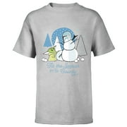 Star Wars The Mandalorian Grogu Tis the Season Holiday Standard - Short Sleeve T-Shirt for Kids – Customized-Athletic Heather