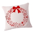 thumbnail image 4 of Funda De Almohada Navidad Santa Claus De Nieve Elk Funda De Almohada Cojín cinturo Funda De Cojín Zulema  Funda de almohada, 4 of 5