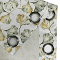 thumbnail image 4 of Ambesonne Floral Grommet Curtain, Autumn Season Leaves Gingko, 50"x96", Sage Green Dark Mustard, 4 of 5