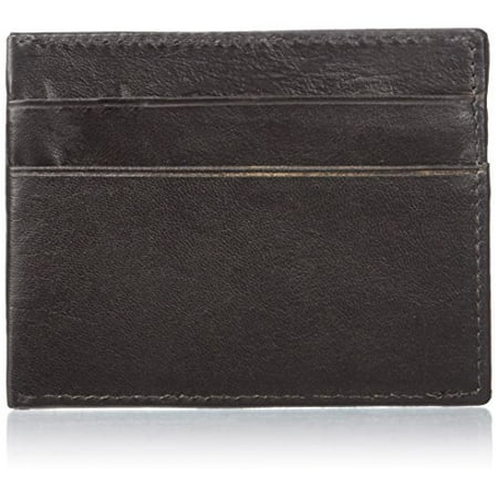 - Buxton Men's Emblem Front Pocket Magnetic Money Clip Slim Minamalist Wallet, Brown, One Size