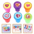 thumbnail image 4 of Nestingho 20pcs Heart Stampers for Kids Self Inking Stamps for Classroom Rewards Goody Bag Fillers Party Favors Easy to Hold Foam Stamps Assorted Color, 4 of 7