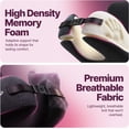 thumbnail image 5 of ComfyNap® Versatile Travel Neck Pillow for Airplane [Patented], 9 Positions in 3 Techniques, Plane Pillow with Pure Memory Foam, Travel Pillow with HeadRest Flight Sleep, Travel Essential - Mercury, 5 of 5