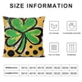 thumbnail image 6 of COMIO St. Patrick's Day Pillow Covers  Polka Dots Shamrock Truck Green Kiss Me Pinch Me Farmhouse Decorative Pillowcases for Home Sofa Couch Cushion Decoration &nbsp;2pc, 6 of 6