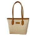 thumbnail image 1 of Bolso de hombro para mujer, bolso ligero y portátil para viajes de vacaciones de verano. Correa marrón, 1 of 9