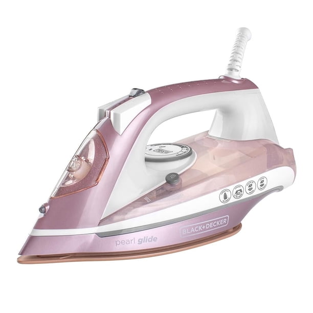 Plancha de Vapor Black & Decker Pearlglide con Suela de Cerámica e Infusión de Perlas
