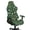 Clover Coin Leprechaun Hat Print Dark Green, variant on SCRAWLGOD St. Patrick's Day Shamrock Highland Cow Print Green Set of 4 Gaming Chair Covers Slipcovers, Stretchable Breathable Computer Reclining Gaming Chair Seat Cover with Armrest Covers
