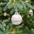 thumbnail image 6 of Fnochy Satin Christmas Balls Ornaments, Silk Christmas Hanging Ball Decorations, 9 Pcs 3.14" Luxury Vintage Christmas Tree Decor for Xmas Holiday Wedding Party, Package (Rose Gold), 6 of 6