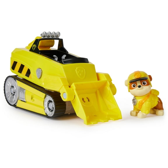 PAW Patrol Jungle Pups, Rubble Rhino Vehicle with Figure, Toys for Kids Ages 3 and Up