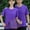 Purple, variant on Mingw T Shirts for Men Men's Crew Neck T Shirt Short Sleeve Tee Breathable Shirts