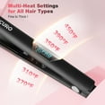 thumbnail image 5 of MCURO 1 inch Hair Straightener, Flat Iron for Hair Infused with Keratin, Dual Voltage Flat Iron, Hair Styling Tools, Black, 5 of 10