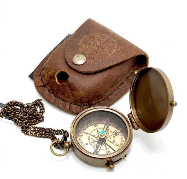 Engraved Pocket Compass , Personalised Compass, gift for mom, Working Compass, Confirmation gift, anniversary gift, first communion gift