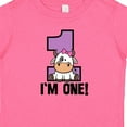 thumbnail image 4 of Inktastic 1st Birthday Cow Farm Party Girls 1 Year Old Girls Baby T-Shirt, 4 of 5