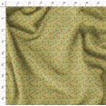 thumbnail image 4 of Soimoi Polyester Crepe Fabric Leaves & Floral Artistic Decor Fabric Printed Yard 42 Inch Wide, 4 of 5