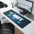 thumbnail image 2 of Master Your Game: World Map Gaming Mouse Pad - Extended XXL, Non-Slip Base, Stitched Edges (31.5x11.8 Inch), 2 of 7