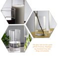 thumbnail image 6 of Raindrops Clear Glass Vase for Flower Arrangement and Decoration Simple Cylinder Design Tall Vase, 6 of 6
