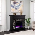 thumbnail image 2 of SEI Furniture Engineered Wood Color Changing Fireplace in Black, 2 of 3