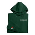 thumbnail image 6 of frariair Embroidered Roman Numerals Date Hoodie Women Quarter Zip Pullover Custom Anniversary Couple Shirt Gift Idea Green S, 6 of 6