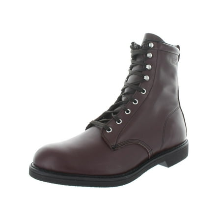 

Work America Mens 8 Farm Boot Leather Oil Resistant Work Boots
