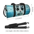 thumbnail image 2 of KLL Swimming Cat Goggles Duffle Bag For Men Women Sport Gym Fitness Tote Travel Training Workout Basketball Football Weekender, 2 of 6