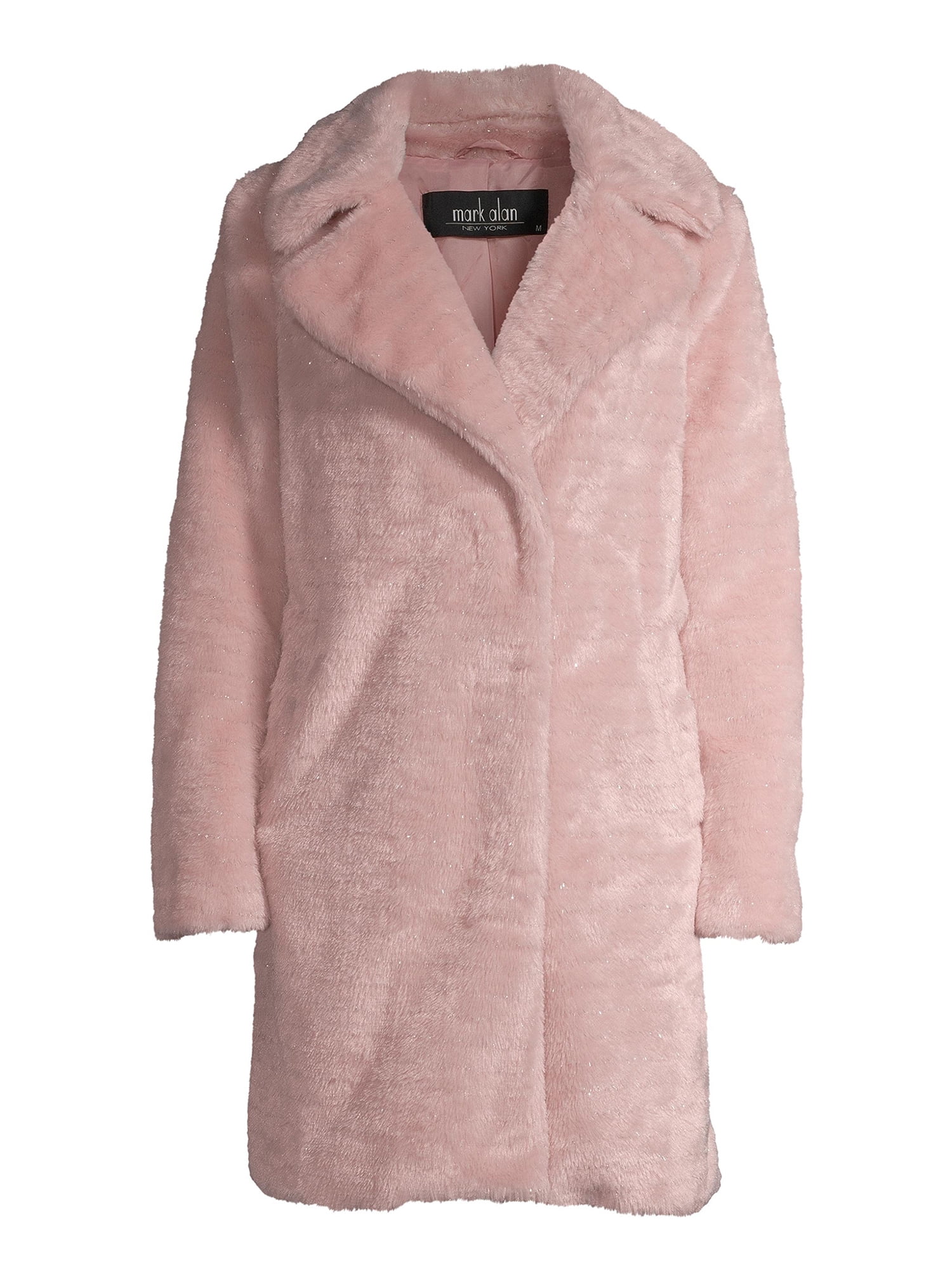 Marks and spencer top pink faux fur coat