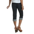 Women's Denim Cuffed Capri