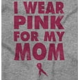 thumbnail image 2 of I Wear Pink For My Mom Breast Cancer Hoodie Sweatshirt Women Men Brisco Brands M, 2 of 6