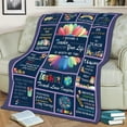 thumbnail image 2 of Teacher Gifts Blanket - Teacher Gifts for Men Women - Gift for Teacher Appreciation Customized - Best Teacher Gifts Throw Blankets - Gift for Teachers Funny - Back to School Birthday Gift Ideas, 2 of 6