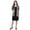 Black White Taupe/Black, variant on NY Collection Petite Two Piece Dress Set