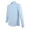 thumbnail image 3 of Camisa George Talla G Casual Manga Larga de Cuadros Blanco con Azul Cielo, 3 of 4