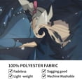 thumbnail image 7 of Howls Moving Castle Wall Tapestry Cartoon Poster Wall Hanging Tapestry for College Dorm Living Room Bedroom Decoration 59x59 Inch, 7 of 7