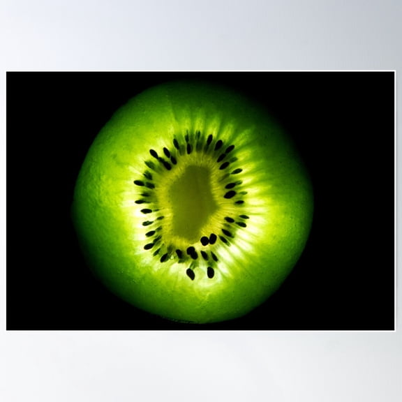 Kiwi Fruit Poster Wall Art, Modern Wall Decor For Living Room Bedroom, 8x12 UNFRAMED