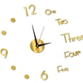 thumbnail image 2 of Horloge murale décorative silencieuse sans cadre pour salon et chambre à coucher, 2 of 3