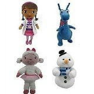 Just Play Doc Mcstuffins Plush Toy Set of 4 Dolls Include : Lambie , Stuffy , Chilly & Doc